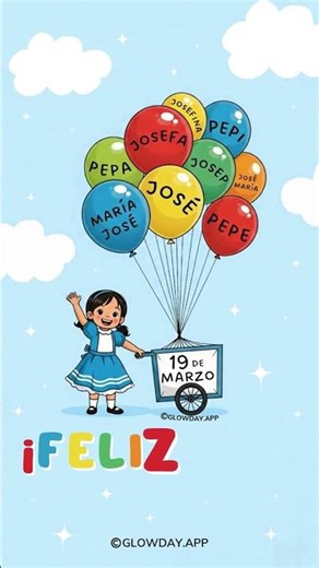 Feliz día de San José 🙏 Feliz 19 de marzo ❤️💌 #sanjose #19DeMarzo #felizdia GLOWDAY APP