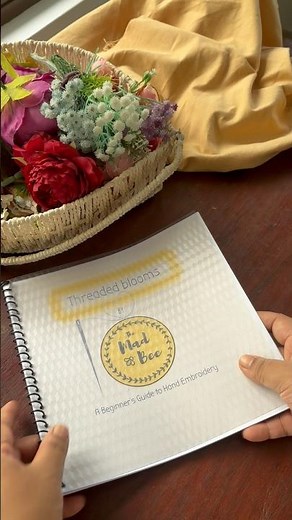 Beginners Embroidery Manual with Beautiful pattern and Stitch Guide | Hand Embroidery learning book
