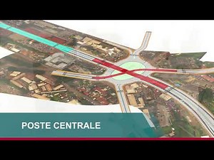 Maquette de la section urbaine de Autoroute Yaounde Nsimalen