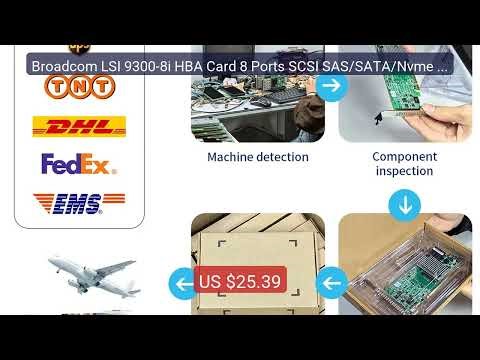 Broadcom LSI 9300-8i HBA Card 8 Ports SCSI SAS/SATA/Nvme Host... — Amazing Value 2026 | Must Have!