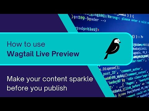 How to use Wagtail Live Preview