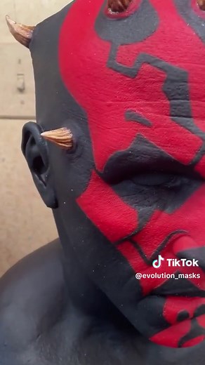 movement video coming soon 👀 #darthmaul #starwars #halloween #halloween2023 #evolutionmasks #siliconemask #silicone #masks #spfx #specialeffects #fypシ #fyp #realisticmask