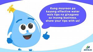4.4K views · 81 reactions | A tubig savvy business is a smart business! May tips and tricks kami para sa mas efficient na water consumption niyo! #TubigSavvyTips | Maynilad Water Services, Inc. | Facebook