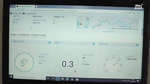 dnt WiFi-Wetterstation WeatherScreen PRO, Wetter- und Raumklima stets unter Kontrolle, Datenlogger-Funktion, App, DNT000008, Schwarz/Weiß