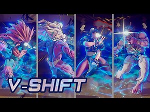 All "V-SHIFT" Attacks in Street FighteR V:CE !