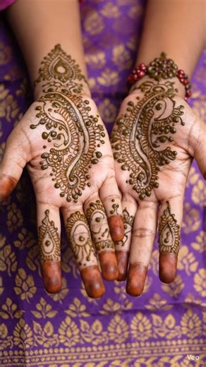 Elegant Bridal Mehndi Design | Simple & Stylish Paisley Henna Art #mehndi #love