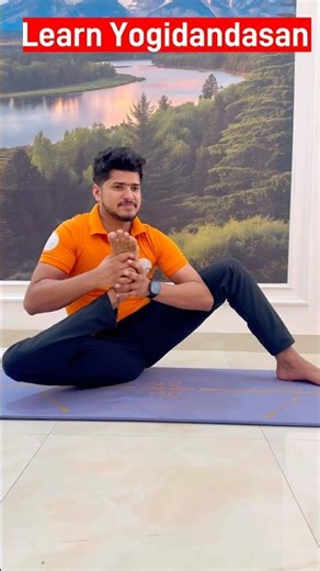 How to do yogidandasana - yogidandasana yoga pose ( tutorial)with chair techniques #shorts