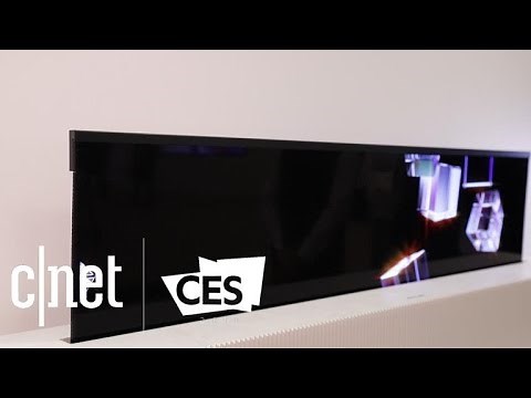LG Display makes a 65-inch TV that actually rolls up