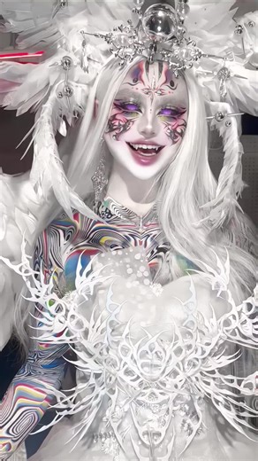 Stunning Dress Crafted from Dental Floss