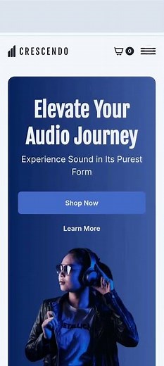 Online Mobile Shop Website | Retail & E-Commerce Demo