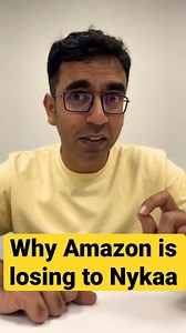 547K views · 10K reactions | Why Amazon is losing to Nykaa. How to defeat Amazon樂 . . . . . #finology #finance #invest #Nykaa #Amazon #shares #stockmarket #pkbola | Finology | Facebook