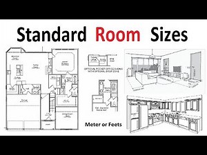 Standard room sizes for Plan development