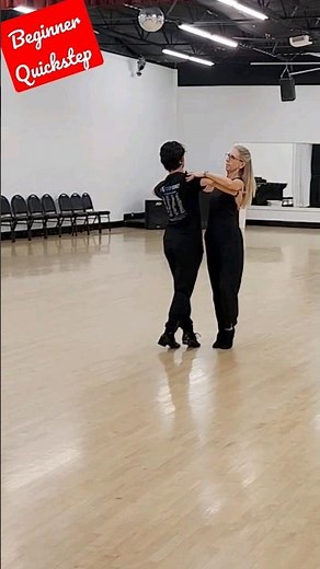 Beginner Bronze Quickstep #ballroomdance #dance #dancer #quickstep #beginners