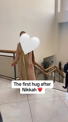 First Hug After Nikkah - Heartwarming Muslim Marriage Moment