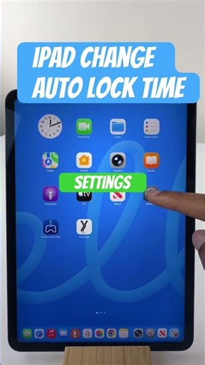 iPad change lock time #ipad @CheckAG