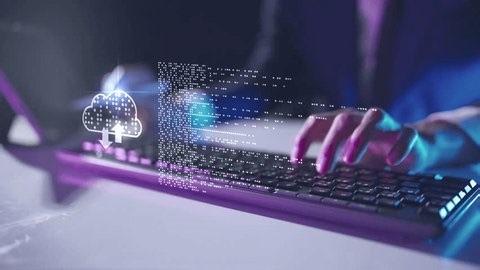 clip-3954994057-virtual-office-ai-cloud-storage-database-system