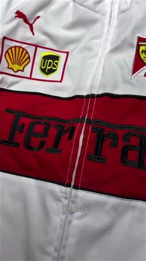 White Ferrari Jacket Unboxing 🏎️| #formula1#ferrari