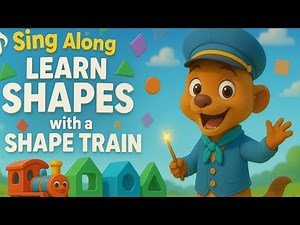Learn Shapes with a Shape Train! | Fun Educational Song for Kids