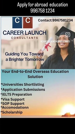 Career Launch Consultants for overseas Education