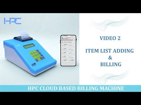 HPC Cloud Billing Machine | Add Items & Generate Bill in Seconds | Full Tutorial - VIDEO 2