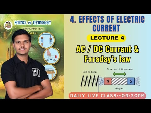 Lecture 4 | Effects of electric current | chapter 4 Science 1 10th Maharashtra board