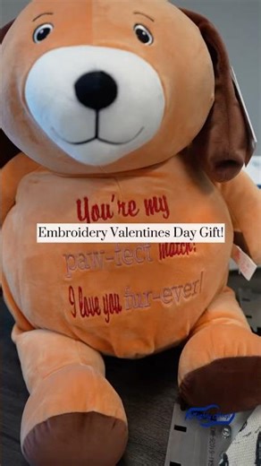 Valentine’s Embroidered Gift Hooped with Magnetic Mighty Hoops