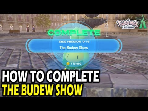 How to Complete The Budew Show on Pokemon Legends ZA (Side Mission 016)