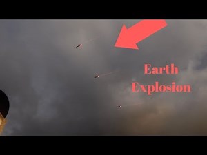 Earth explosion seen from Area 51 - Zombie chronicles Moon