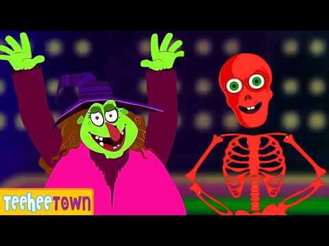 Skeletons Dancing With Witch 👻💀 Fun Halloween Nursery Rhyme For Kids By Teehee Town