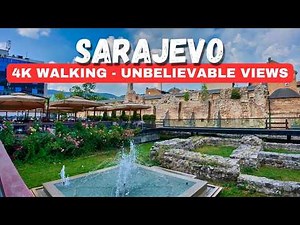Exploring SARAJEVO on Foot – Complete 4K Walking Tour 🇧🇦