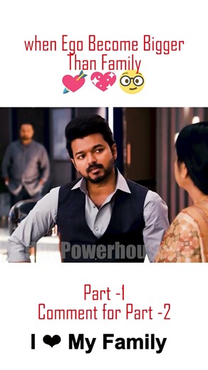 Rokle Unhe😓||When Ego Become Bigger Than Family 💘Varisu Movie Status#family #thalapathyvijay #viral