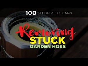 DIY How to Remove Stuck Garden Water Hose from Outdoor Spigot