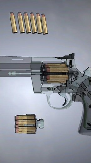 Revolver 😱🔥 Colt python|#reels #review #military #trending