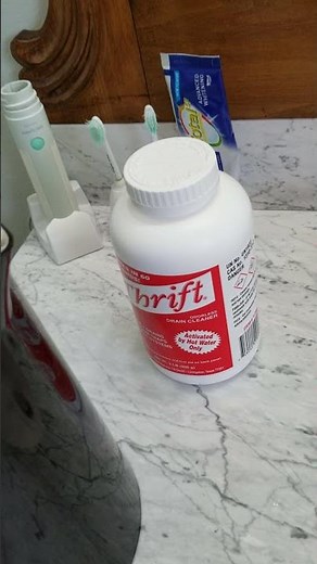 Thrift, Drain cleaner in action