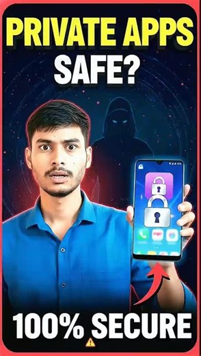App Lock Safe Nahi 😨 | Secure Folder Best Trick 🔐 #shorts