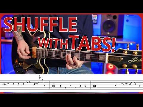 SHUFFLE ALONG with this BLUES in A // with TABS