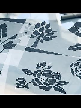How to create your own stencils with your own unique patterns and designs