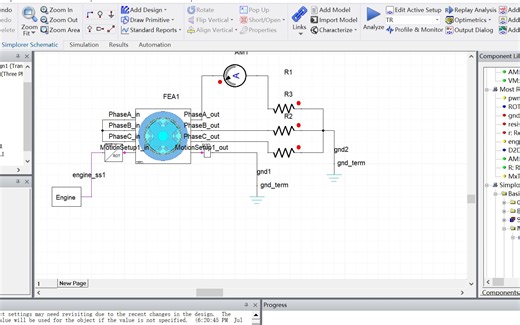 Ansoft中用Circuit和Simplorer编辑电机外电路基本流程（发电机为例）