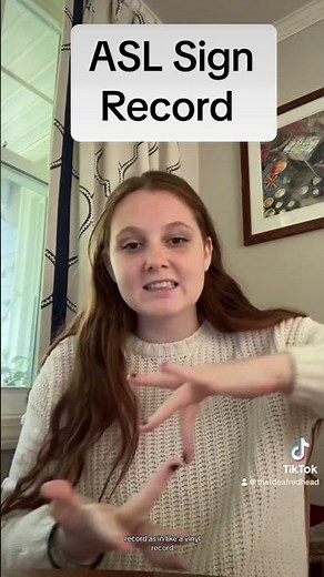 Learn How To Sign "Record" in ASL for Beginners | American Sign Language #shorts
