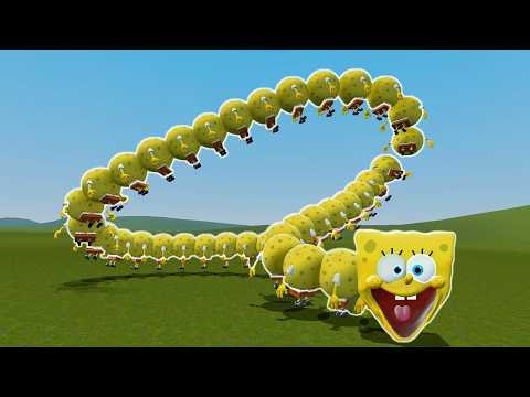 I Found SpongeBob’s Hungry Snake Monster, In Garry’s Mod Horror