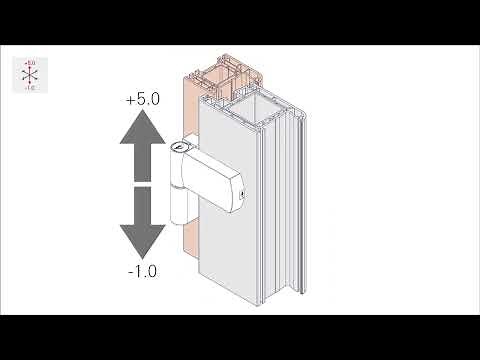 VORLÍČEK OKNA | Návod na seřízení pantů vchodových dveří MV Roto Solid S