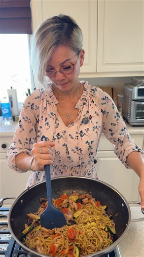 Mushroom Chicken Yaki Soba Noodles Recipe