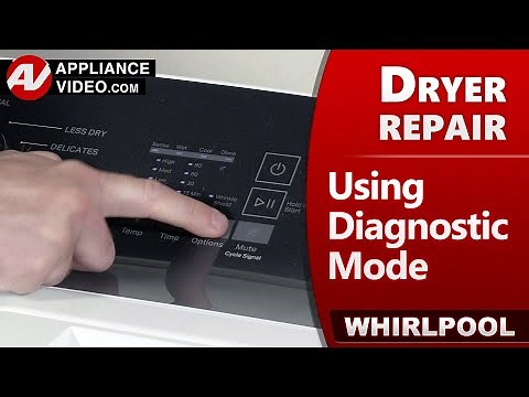 Dryer Diagnostic Mode & Retrieving Error Codes &Troubleshooting by Factory Authorized Technician