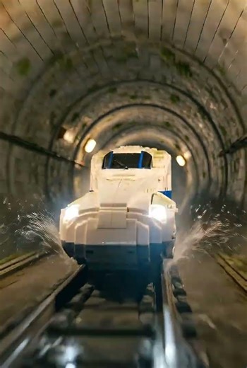 LEGO Train by AI That Looks Better Than Real 🚂🔥 #animation #trending #lego #ai 008