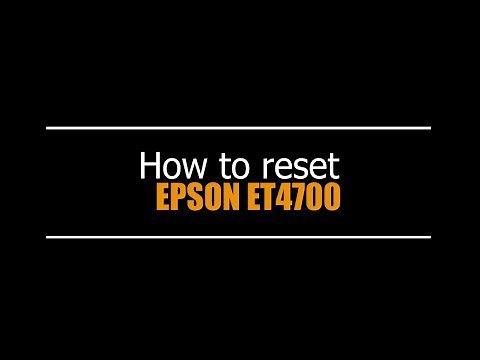 Reset Epson ET4700 EURO - Unlimited - Ink Pads - Reset 100% Virus Free - Reset Epson AP