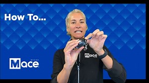 Watch How to use the Mace Brand Black Personal alarm with whistle on Amazon Live