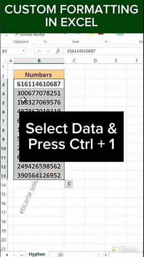 Excel Tips & Tricks | Custom Formatting between numbers in Excel #exceltips #exceltutorial #excel