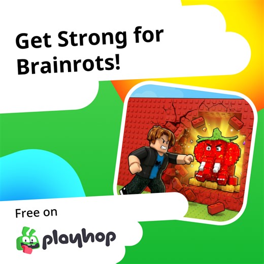 Get Strong for Brainrots!: Play Online For Free On Playhop