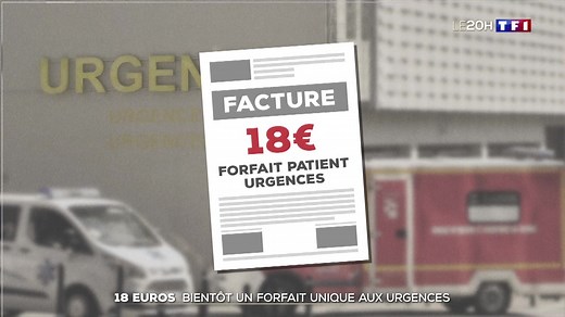 Hôpitaux : bientôt un forfait unique de 18 euros aux urgences