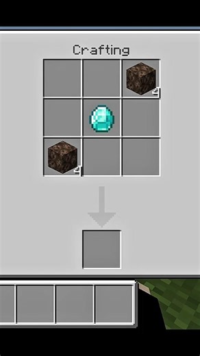 Minecraft me Craft a diamond soul sand #minecraft #mcpe #shorts